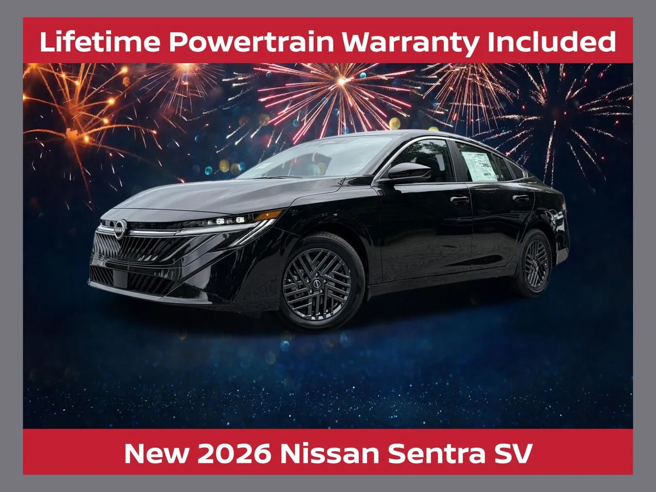 Black 2026 Nissan Sentra SV for sale in Lithia Springs, GA