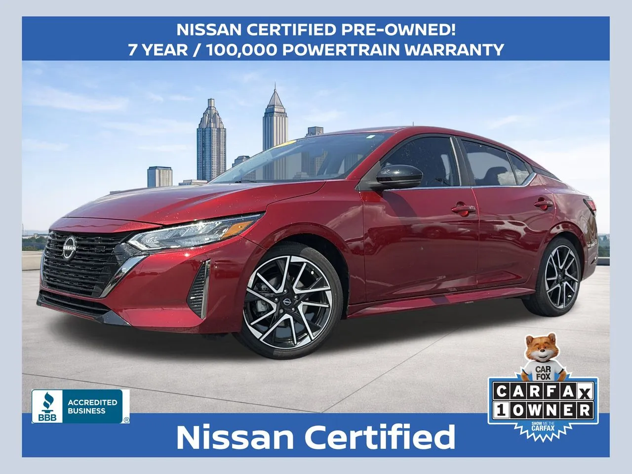 Red 2025 Nissan Sentra SR for sale in Lithia Springs, GA