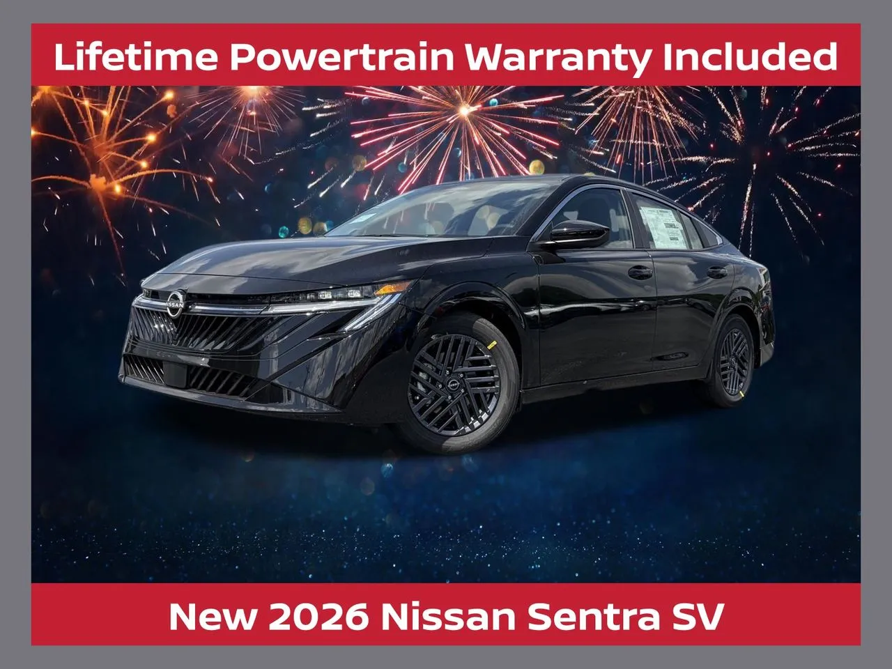 Black 2026 Nissan Sentra SV for sale in Lithia Springs, GA