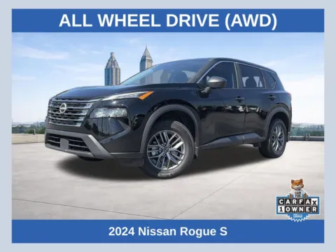 Black 2024 Nissan Rogue S for sale in Lithia Springs, GA