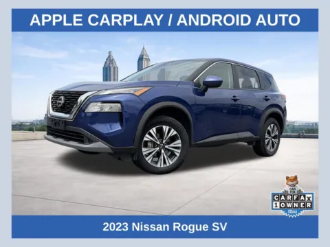 Blue 2023 Nissan Rogue SV for sale in Lithia Springs, GA