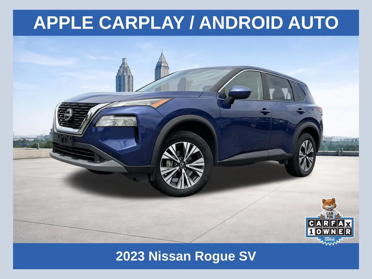 Blue 2023 Nissan Rogue SV for sale in Lithia Springs, GA