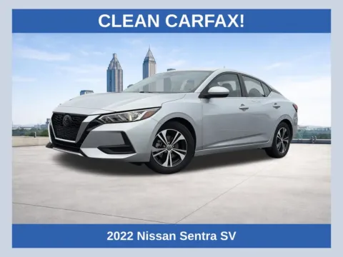 Silver 2022 Nissan Sentra SV for sale in Lithia Springs, GA