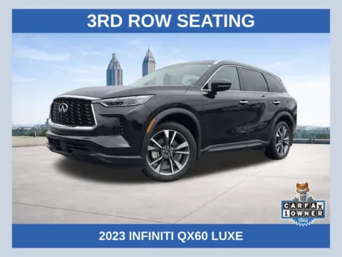 Black 2023 INFINITI QX60 LUXE for sale in Lithia Springs, GA
