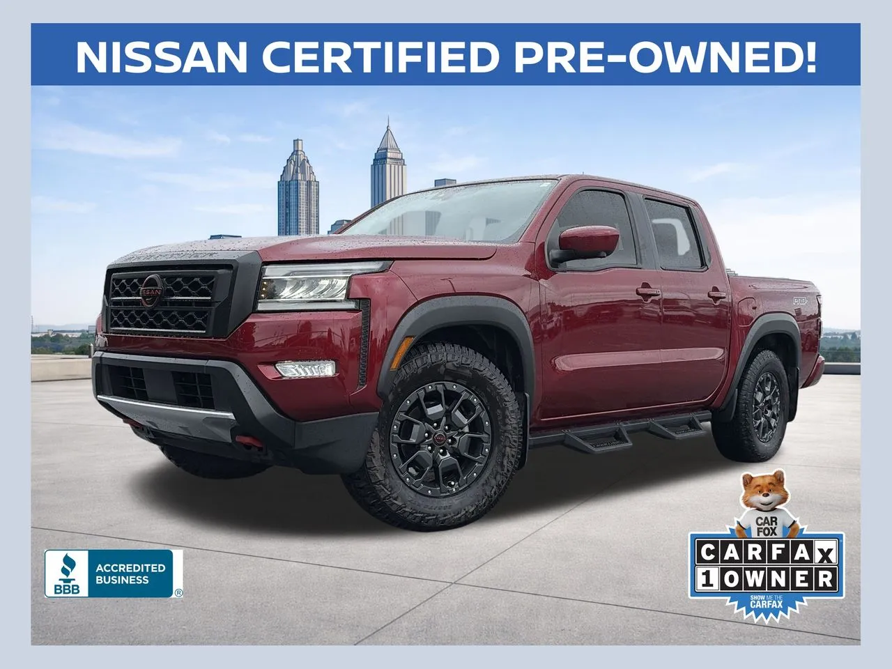Red 2023 Nissan Frontier PRO-X for sale in Lithia Springs, GA