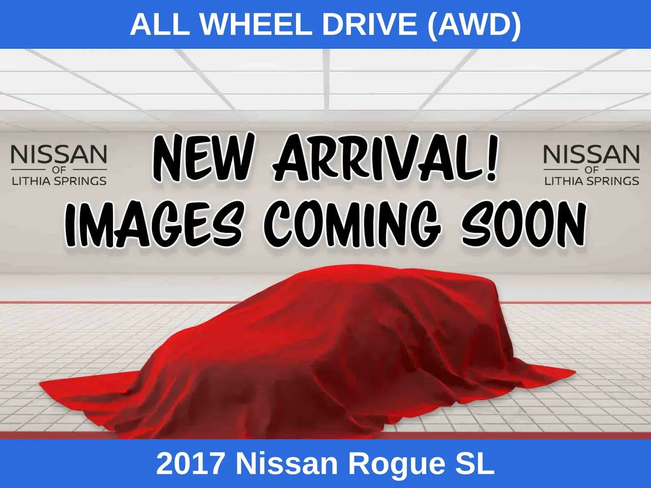 Blue 2017 Nissan Rogue SL for sale in Lithia Springs, GA