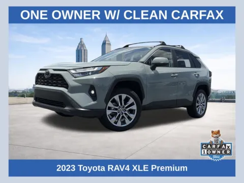 Gray 2023 Toyota RAV4 XLE Premium for sale in Lithia Springs, GA