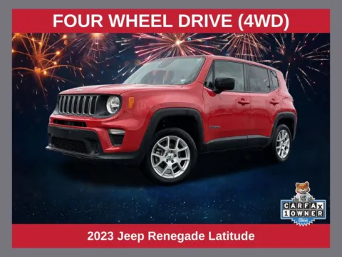 Red 2023 Jeep Renegade Latitude for sale in Lithia Springs, GA