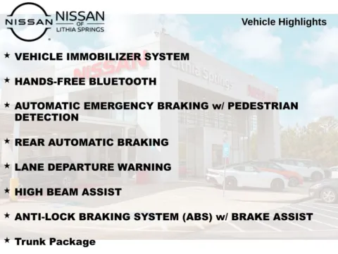 Photos of 2024 Nissan Versa 1.6 S for sale in Lithia Springs, GA at Nissan of Lithia Springs