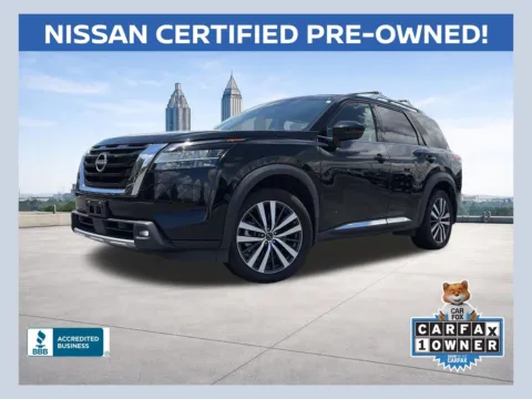 Black 2022 Nissan Pathfinder Platinum for sale in Lithia Springs, GA