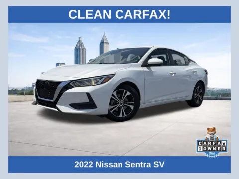 White 2022 Nissan Sentra SV for sale in Lithia Springs, GA