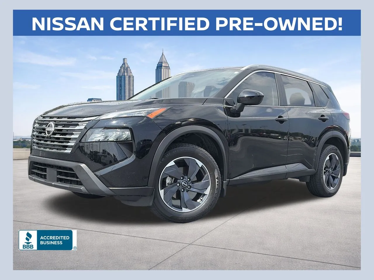 Black 2024 Nissan Rogue SV for sale in Lithia Springs, GA