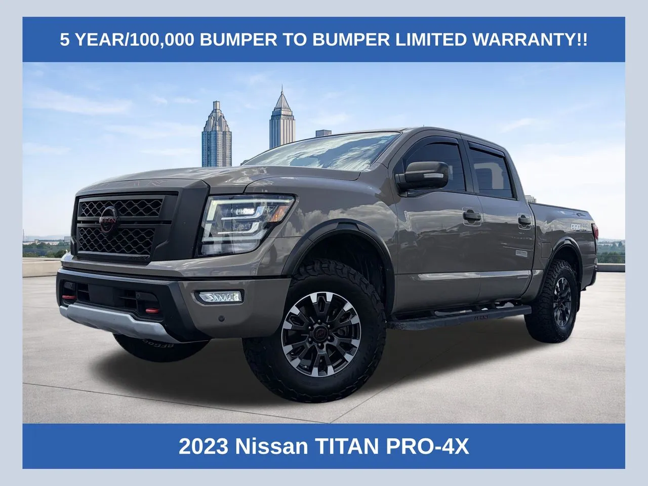 Beige 2023 Nissan Titan PRO-4X for sale in Lithia Springs, GA