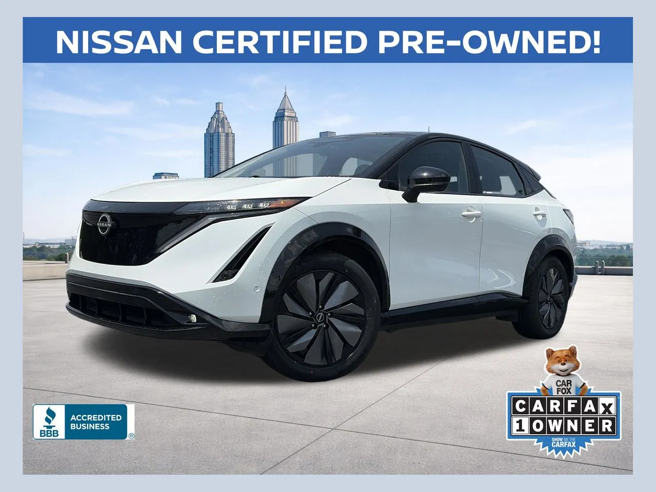 Black 2024 Nissan Ariya PLATINUM+ e-4ORCE for sale in Lithia Springs, GA
