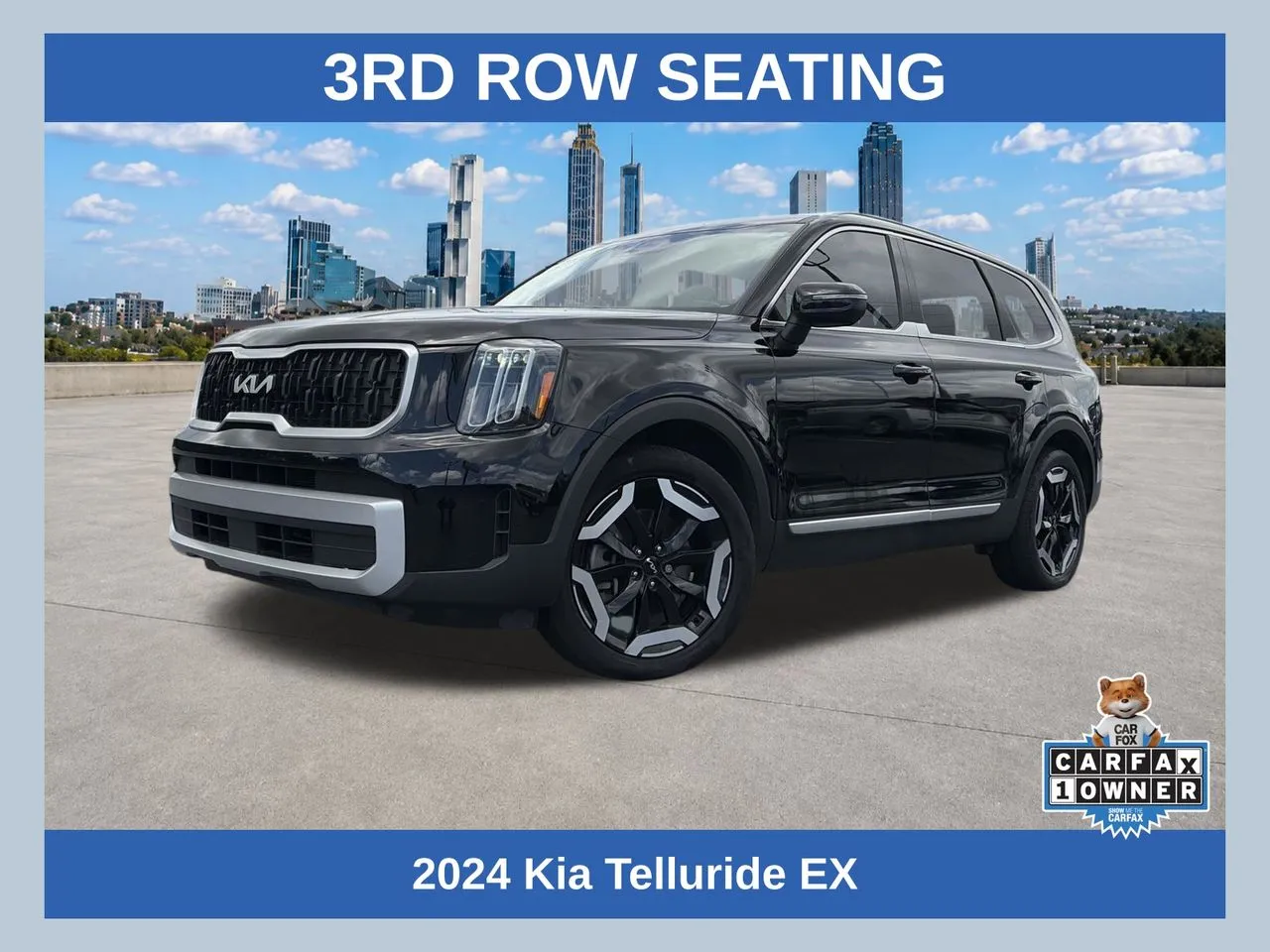 Black 2024 Kia Telluride EX for sale in Lithia Springs, GA