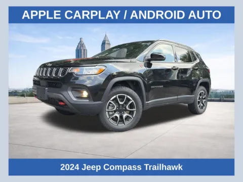 Black 2024 Jeep Compass Trailhawk for sale in Lithia Springs, GA