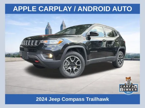 Black 2024 Jeep Compass Trailhawk for sale in Lithia Springs, GA