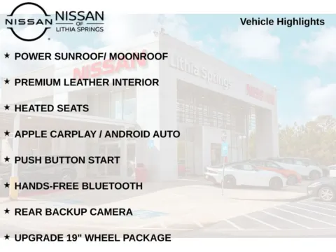 Black 2022 Nissan Altima 2.5 SR for sale in Lithia Springs, GA