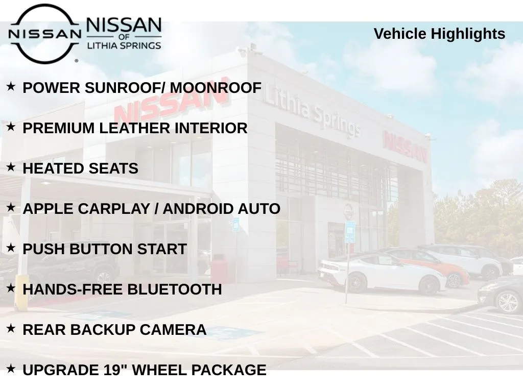 Black 2022 Nissan Altima 2.5 SR for sale in Lithia Springs, GA