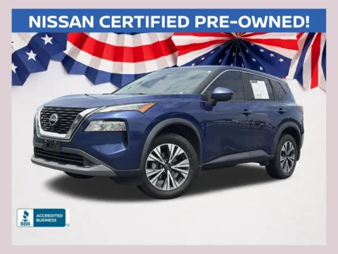 Blue 2023 Nissan Rogue SV for sale in Lithia Springs, GA
