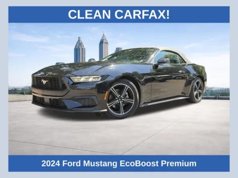 Black 2024 Ford Mustang EcoBoost Premium for sale in Lithia Springs, GA