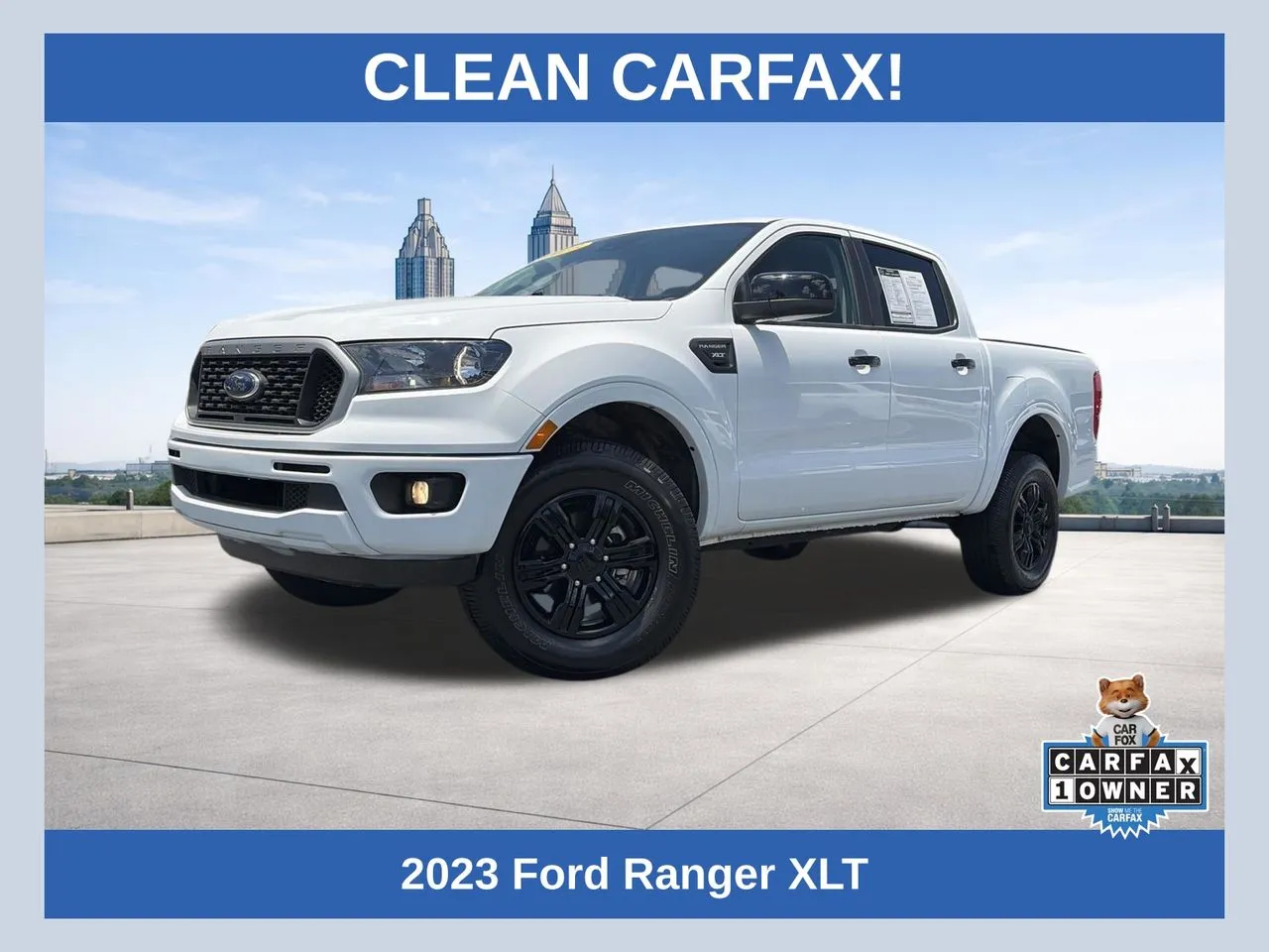 White 2023 Ford Ranger XLT for sale in Lithia Springs, GA