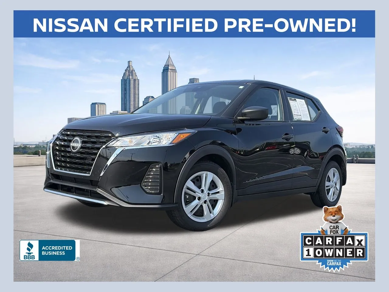 Black 2024 Nissan Kicks S for sale in Lithia Springs, GA