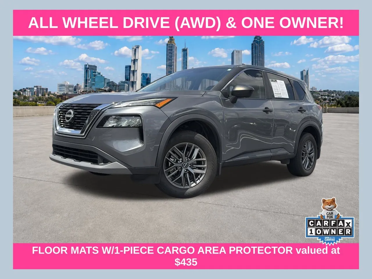 Gray 2023 Nissan Rogue S for sale in Lithia Springs, GA