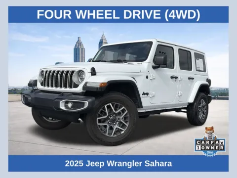 White 2025 Jeep Wrangler Sahara for sale in Lithia Springs, GA