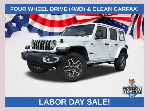 White 2025 Jeep Wrangler Sahara for sale in Lithia Springs, GA