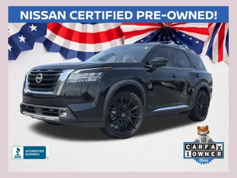 Black 2022 Nissan Pathfinder Platinum for sale in Lithia Springs, GA