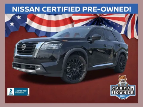 Black 2022 Nissan Pathfinder Platinum for sale in Lithia Springs, GA