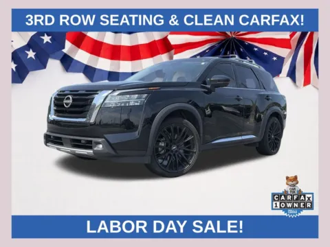Black 2022 Nissan Pathfinder Platinum for sale in Lithia Springs, GA