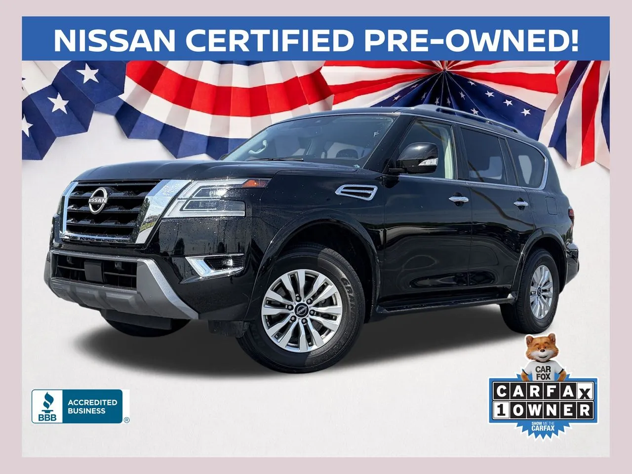 Black 2024 Nissan Armada SV for sale in Lithia Springs, GA