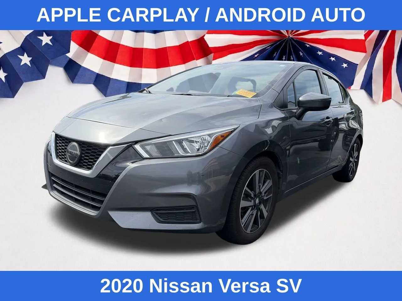 Gray 2020 Nissan Versa 1.6 SV for sale in Lithia Springs, GA