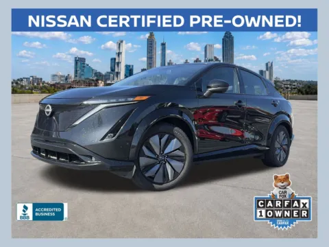 Black 2023 Nissan Ariya PLATINUM+ e-4ORCE for sale in Lithia Springs, GA