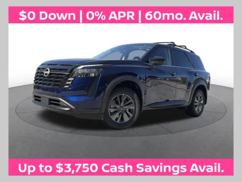 Blue 2026 Nissan Pathfinder SV for sale in Lithia Springs, GA