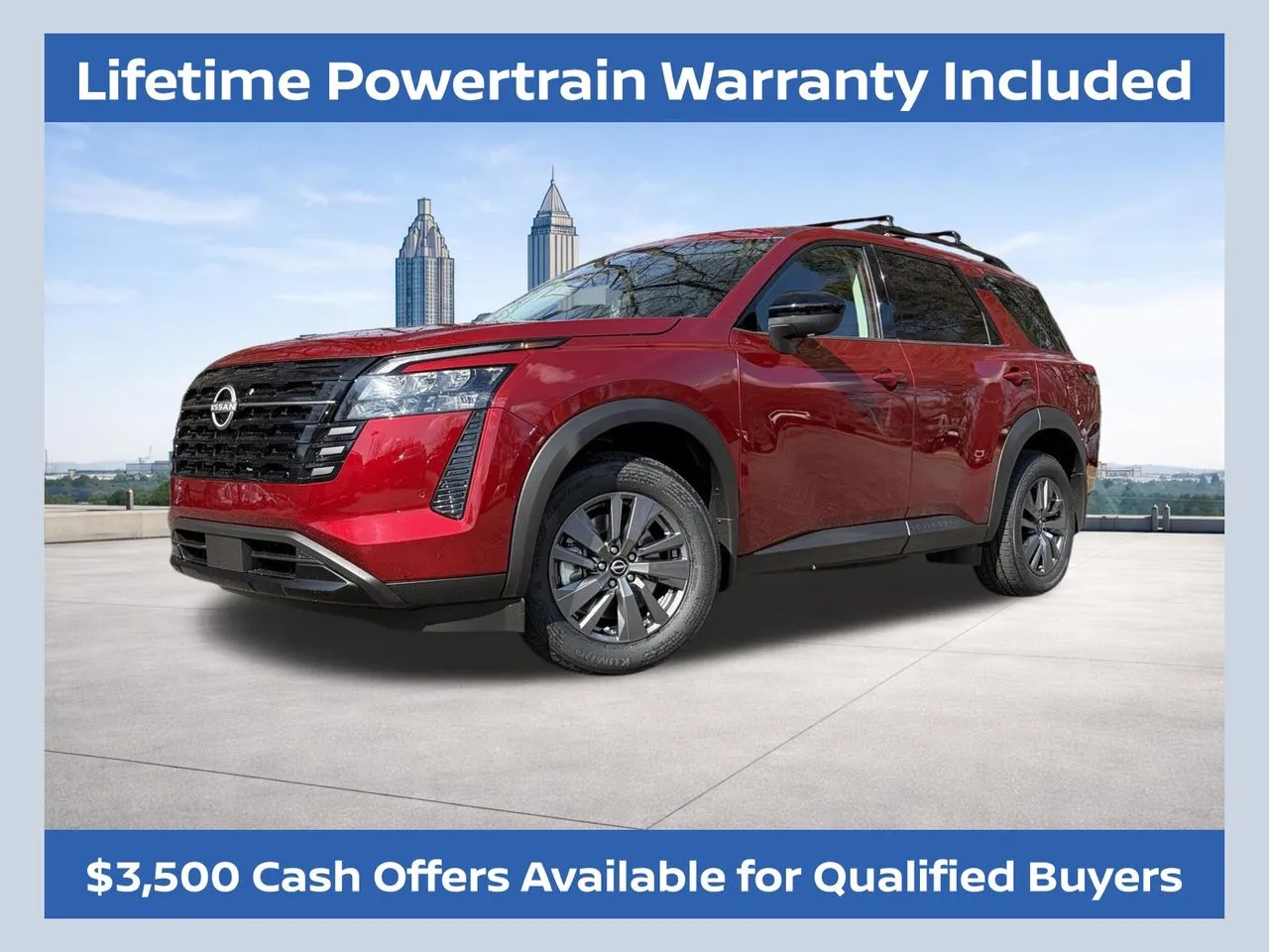 Red 2026 Nissan Pathfinder SV for sale in Marietta, GA