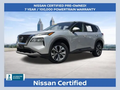 Silver 2022 Nissan Rogue SV for sale in Marietta, GA