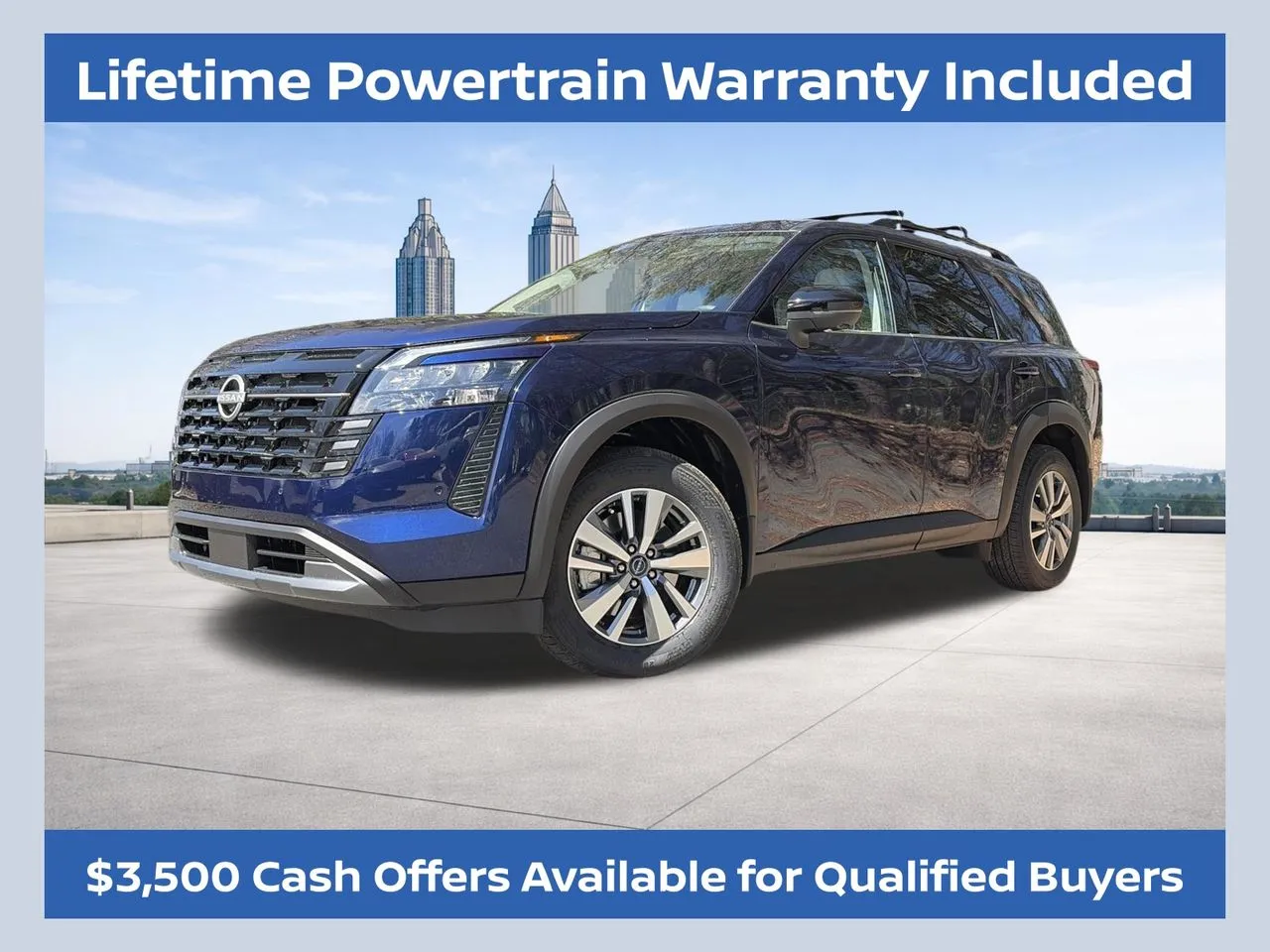 Blue 2026 Nissan Pathfinder SL for sale in Marietta, GA