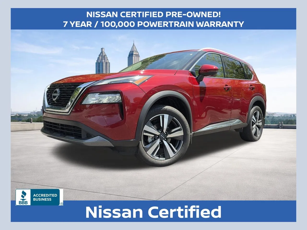 Red 2023 Nissan Rogue SL for sale in Marietta, GA