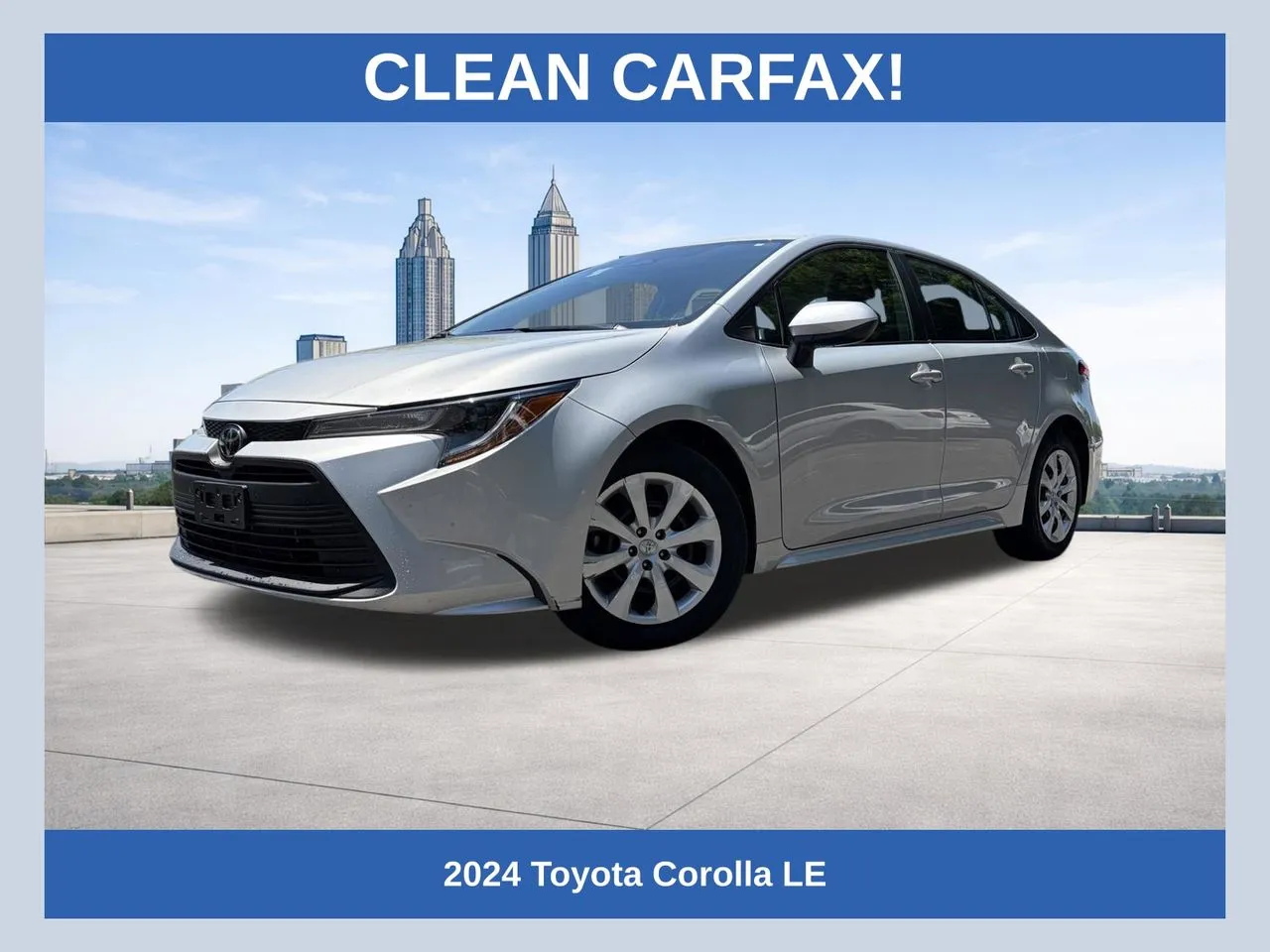 Silver 2024 Toyota Corolla LE for sale in Marietta, GA