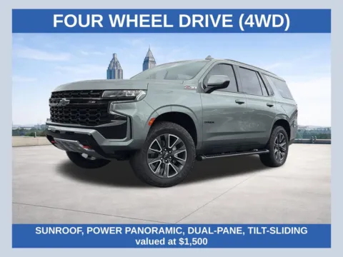 Silver 2023 Chevrolet Tahoe Z71 for sale in Marietta, GA