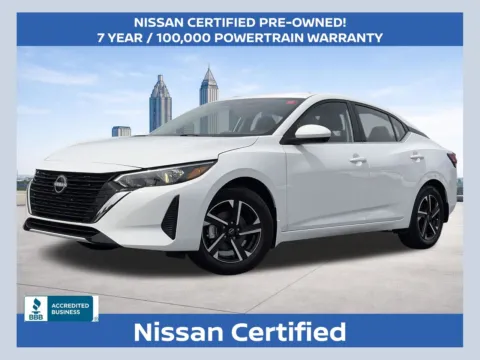 White 2025 Nissan Sentra SV for sale in Marietta, GA
