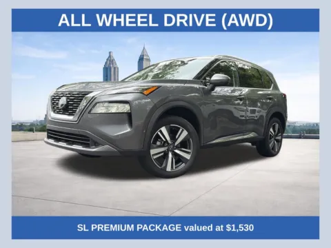 Gray 2023 Nissan Rogue SL for sale in Marietta, GA