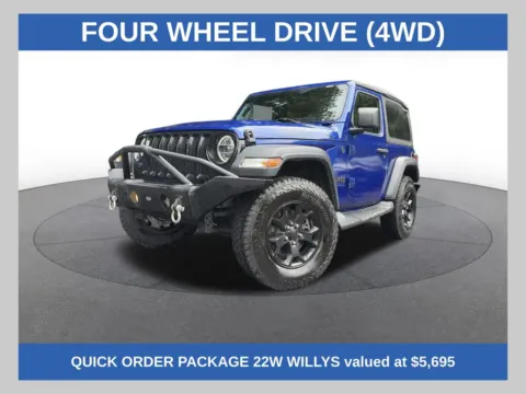 Blue 2020 Jeep Wrangler Willys for sale in Marietta, GA
