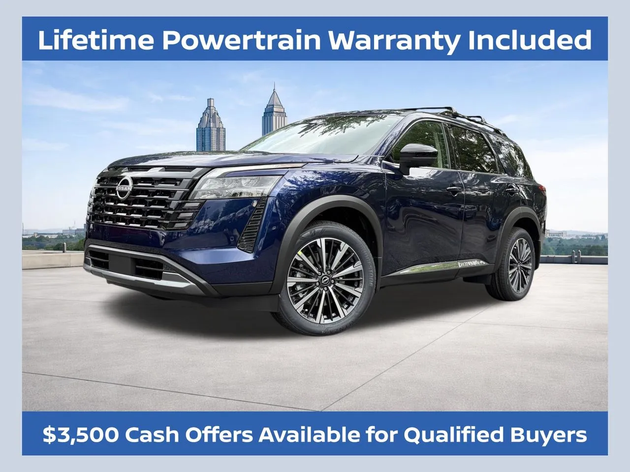 Blue 2026 Nissan Pathfinder Platinum for sale in Marietta, GA