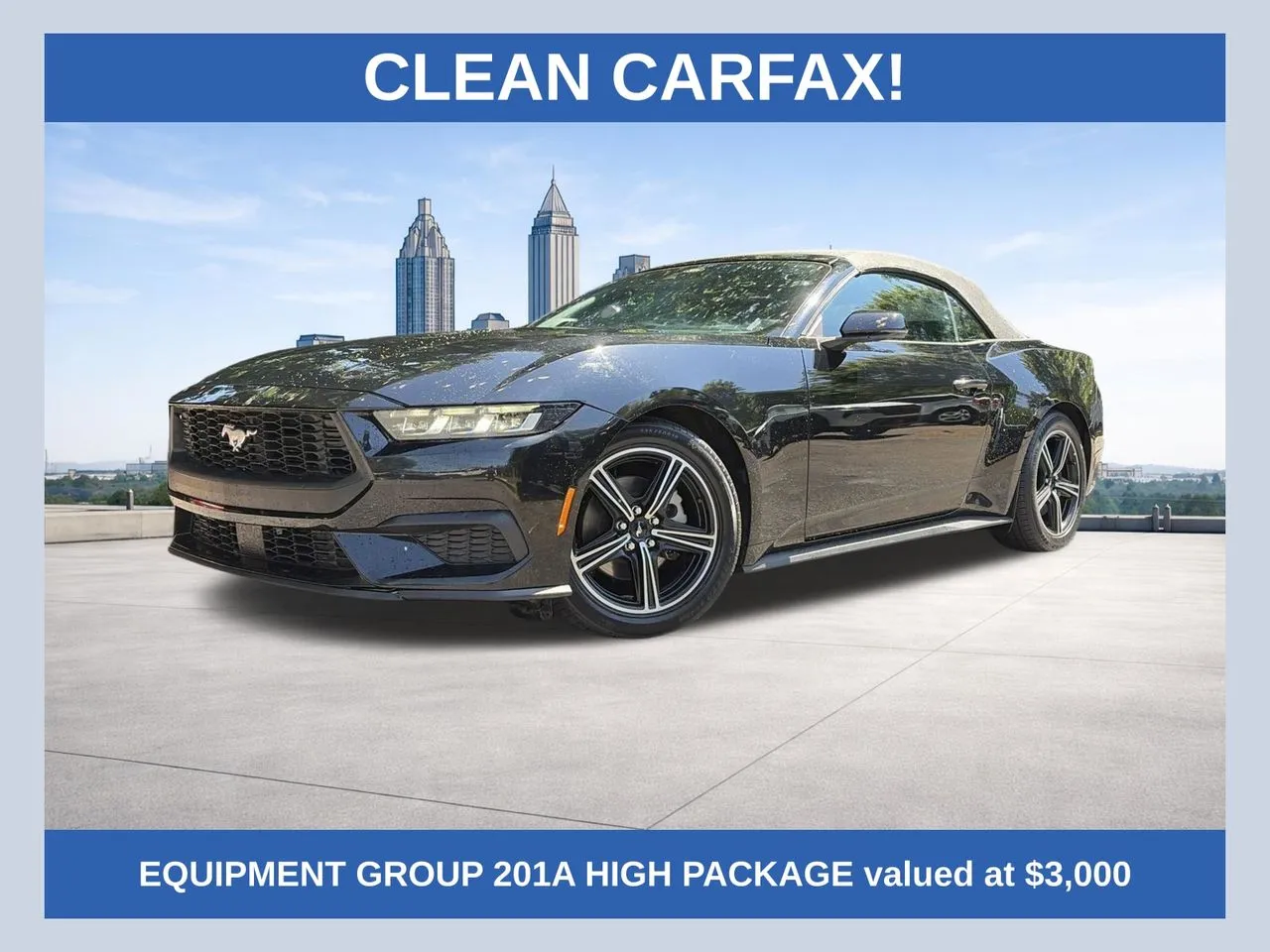 Black 2024 Ford Mustang EcoBoost Premium for sale in Marietta, GA