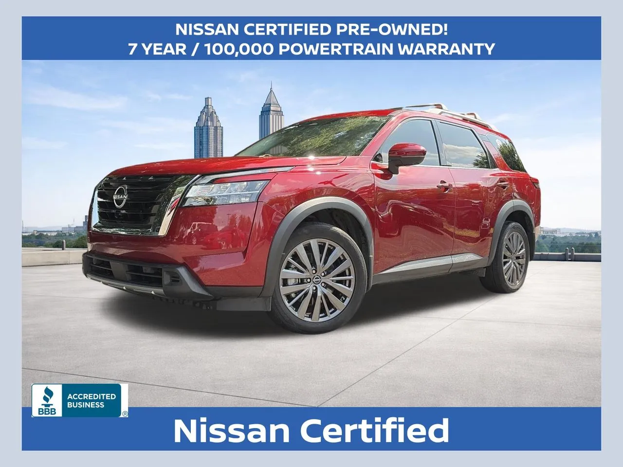 Red 2024 Nissan Pathfinder SL for sale in Marietta, GA
