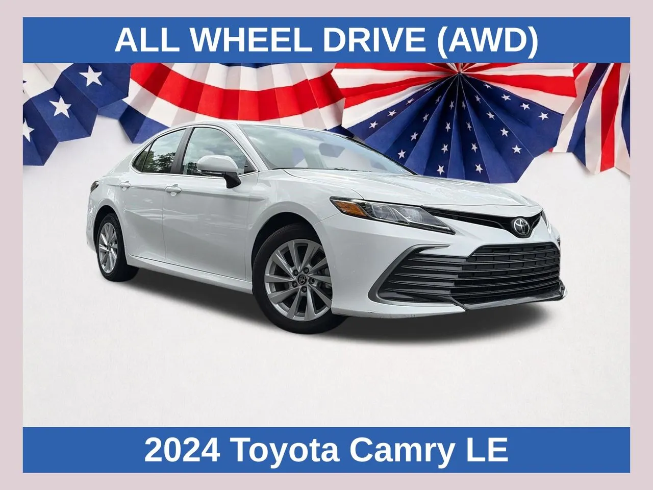 White 2024 Toyota Camry LE for sale in Marietta, GA